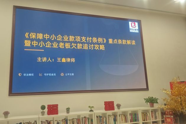 依法维权,守护现金流——博友律所王鑫律师深度解读《保障中小企业款项支付条例》新规2.jpg 依法维权,守护现金流——博友律所王鑫律师深度解读《保障中小企业款项支付条例》新规2.jpg