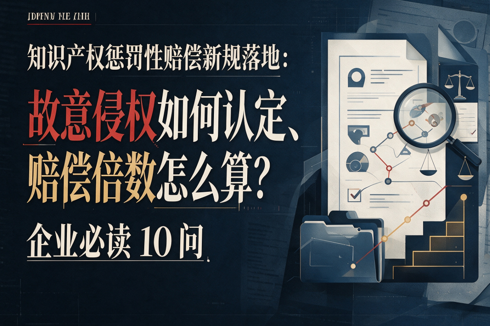 知识产权惩罚性赔偿新规落地:故意侵权如何认定、赔偿倍数怎么算?企业必读10问(图1) 知识产权惩罚性赔偿新规落地:故意侵权如何认定、赔偿倍数怎么算?企业必读10问(图1)